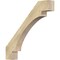 Ekena Millwork 6"W x 42"D x 42"H Merced Rough Sawn Knee Brace, Douglas Fir BRC06X42X42MRC00RDF - alternate 1